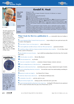 KendallN. Houk - UCLA Chemistry and Biochemistry