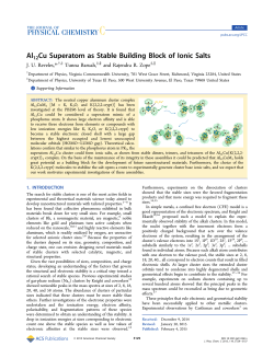 Al12Cu Superatom as Stable Building Block of Ionic Salts