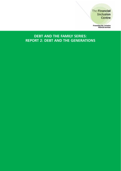 debt and the family series: report 2: debt and the