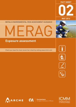 Exposure assessment