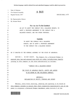 HB1975 - Arkansas General Assembly