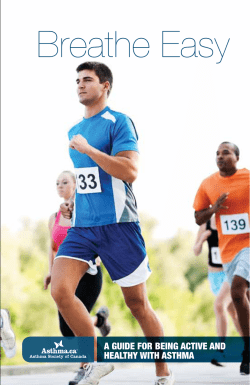Breathe Easy - The Asthma Society of Canada