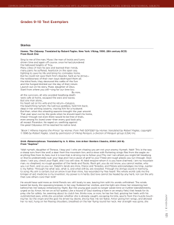 Grades 9&ndash;10 text exemplars