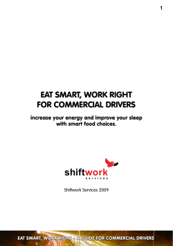 Eat Smart for Drivers
