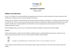Gorsey Bank Calculation Guidance