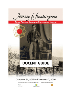 Journey to Fountaingrove - Museums of Sonoma County
