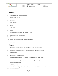 TKI &ndash; CL01 - TrisKem International