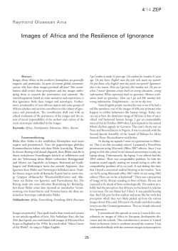 Images of Africa and the Resilience of Ignorance