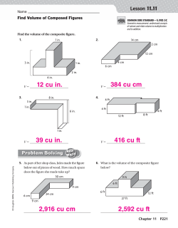 12 cu in. 384 cu cm 39 cu in. 2916 cu cm 2592 cu ft 416 cu ft