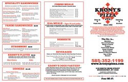 Krony`s NEW MENU - ver 12-15-16