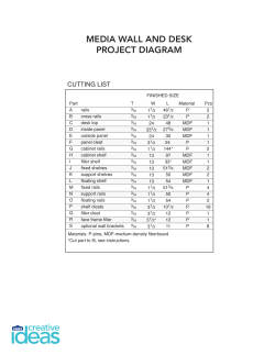 225.0 Media Wall and Desk Project Diagram