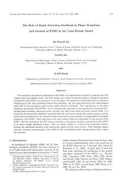 The Role of Zonal Advection Feedback in Phase Transition and
