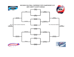 2015 WVC State Championship Results
