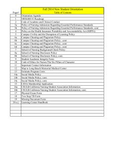 Important Contact Information - California State University, Long Beach