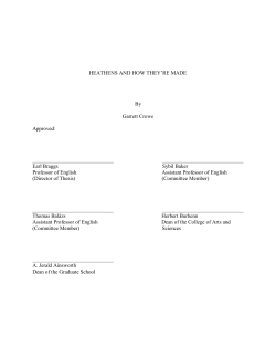 Heathens and how they`re made