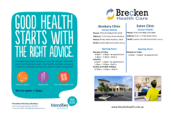 Brecken Information Booklet 2016