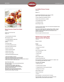 Maple Bourbon Pulled Pork Slider Lux Grilled Cheese Canape