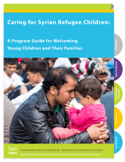 Caring for Syrian Refugee Children