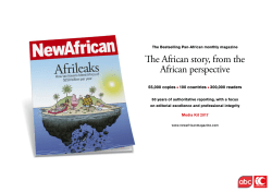 New African Magazine Media Kit