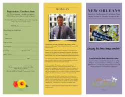 New Orleans 2.0 - November `17
