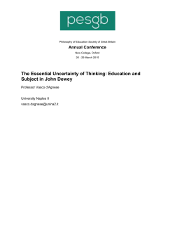 The Essential Uncertainty of Thinking