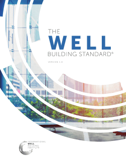 THE WELL BUILDING STANDARD