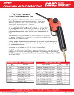 Pneumatic Safe-T-Cable&reg;Tool