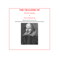 Shakespeare: First Folio