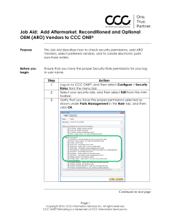 detailed instructions - CCC Information Services