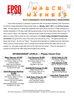 to Event Document - El Paso Symphony Orchestra