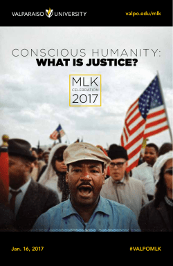 MLK 2017 Program - Valparaiso University
