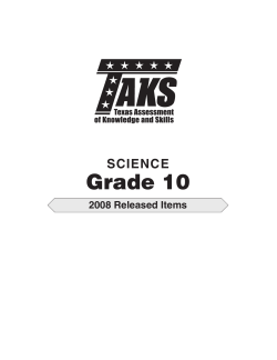 Grade 10 - Texas Student Data System