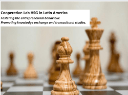 Cooperative-Lab HSG in Latin America - CLS-HSG