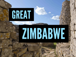 Great Zimbabwe - MSU Anthropology