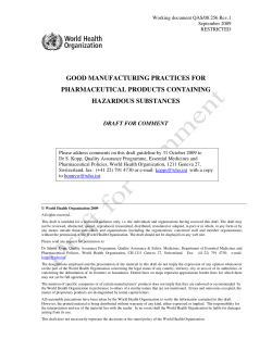 good manufacturing practices for pharmaceutical products