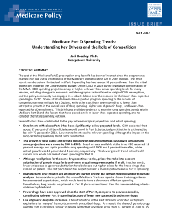 Medicare Part D Spending Trends: Understanding Key Drivers and