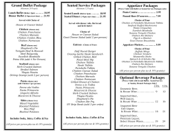 Grand Buffet Package