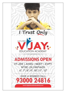 - Vijay Education Academy