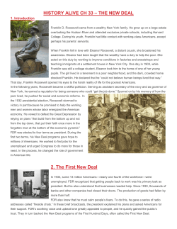 HISTORY ALIVE CH 33 &ndash; THE NEW DEAL 2