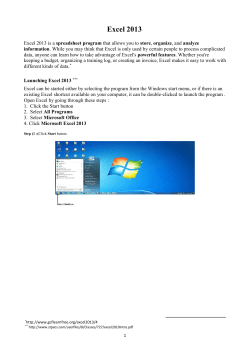 Excel 2013 - just.edu.jo