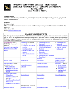 Syllabus