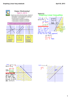 Graphing Linear Ineq.notebook