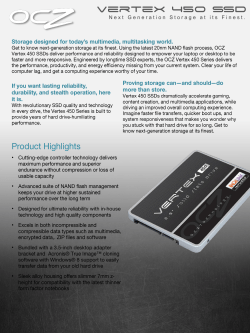 OCZ Downloads: Documents, Software, and Drivers