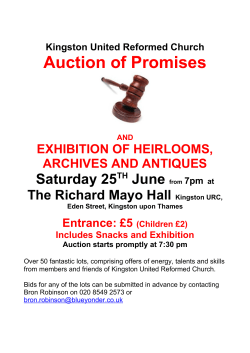 Auction of Promises