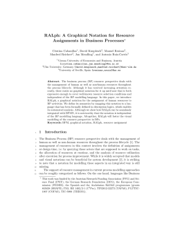 RALph: A Graphical Notation for Resource Assignments in Business