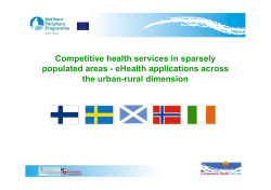 Competitive health services in sparsely populated areas