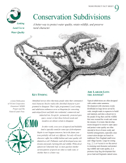 Conservation Subdivisions - Ct NEMO