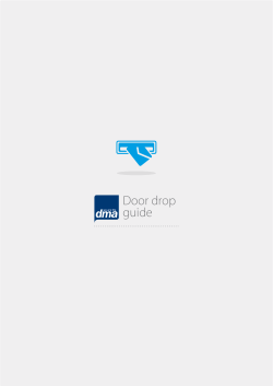 Door drop guide