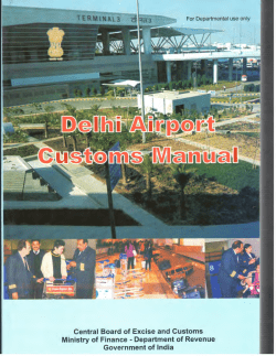 Delhi Airport Manual Final - Directorate of Publicity and Public