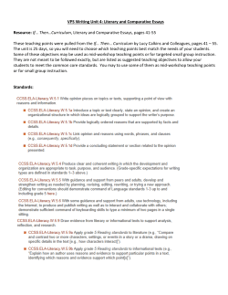 Literary and Comparative Essays